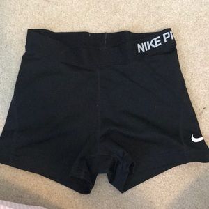 Black nike pro spandex